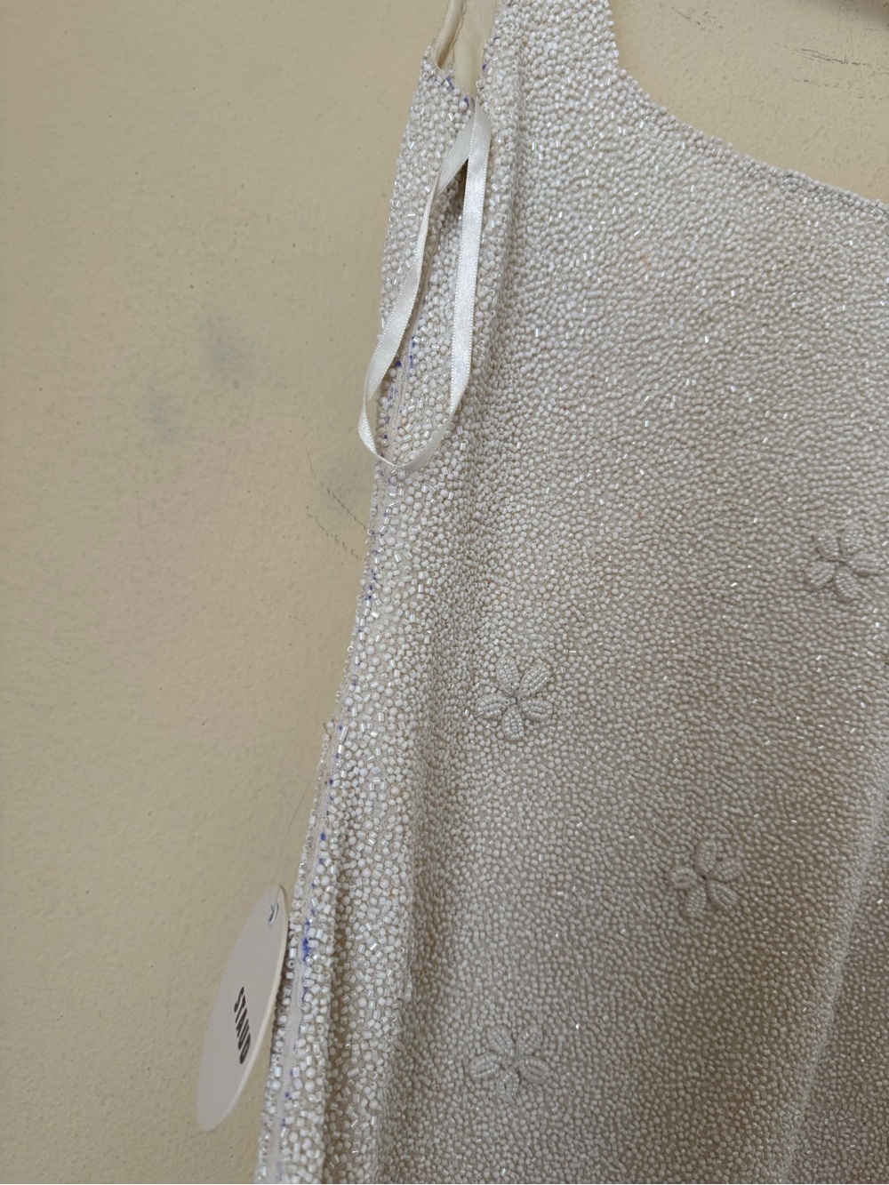 Staud New Le Sable Ivory Cream Mini Dress Small - Picture 7 of 14